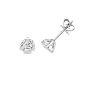 Diamond Jewellery 18ct White Gold Diamond Studs EDQ331W