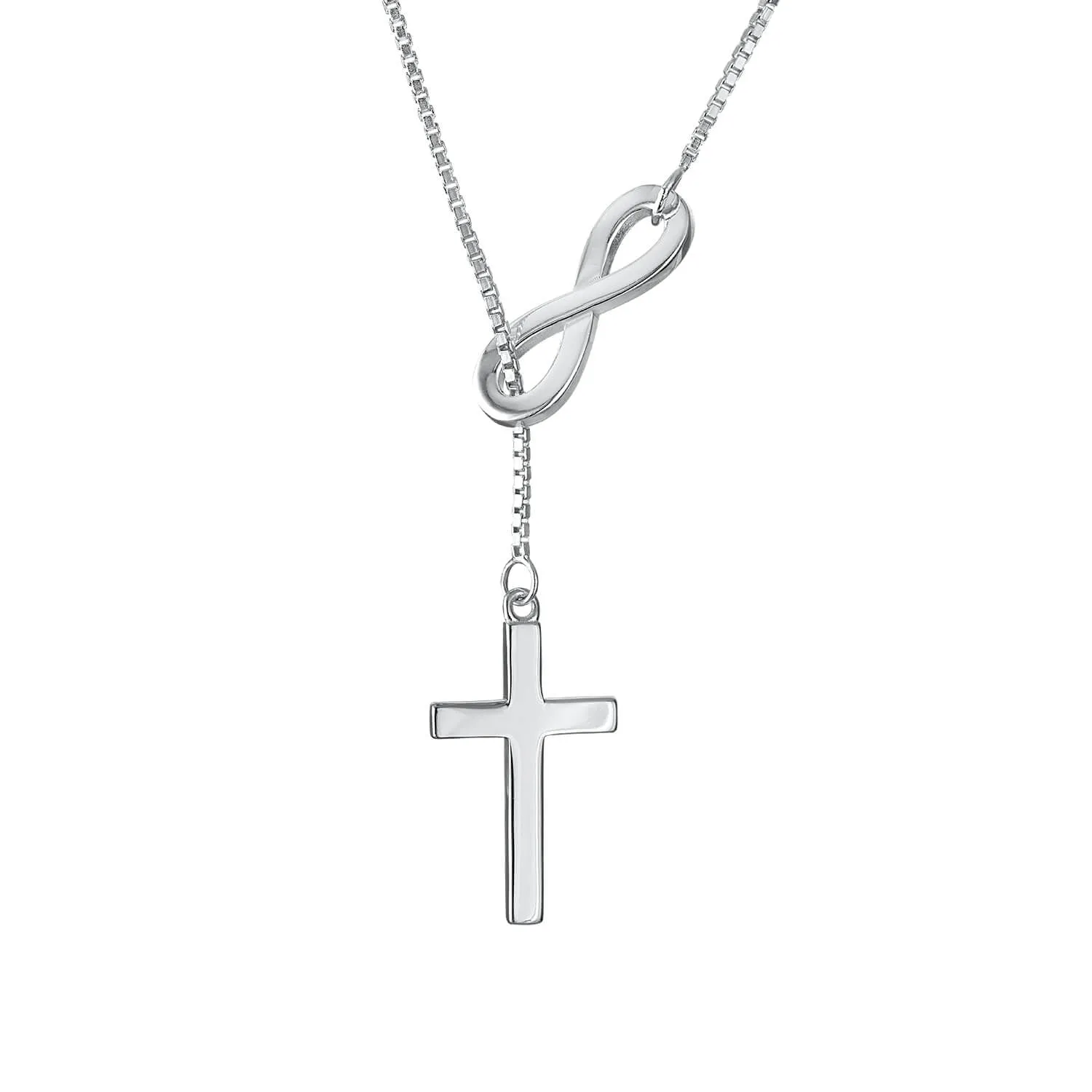 Infinity Cross Necklace